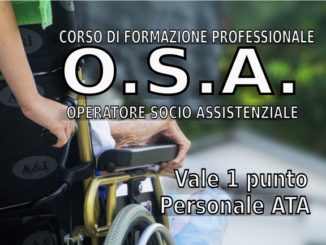 OSA - Operatore Socio Assistenziale - 1 punto - Personale ATA